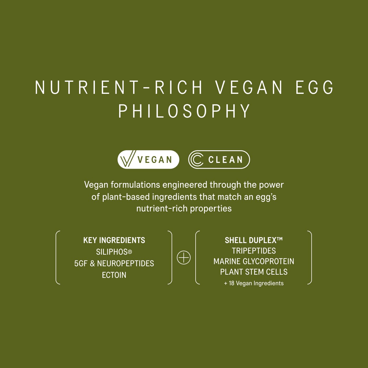 SUPEREGG Soft Strength Rich Resilience Cream: For restored and resilient skin. Rich cream with Siliphos®, 5GF & Neuropeptides, Ectoin. 50 ML 1.7 FL OZ