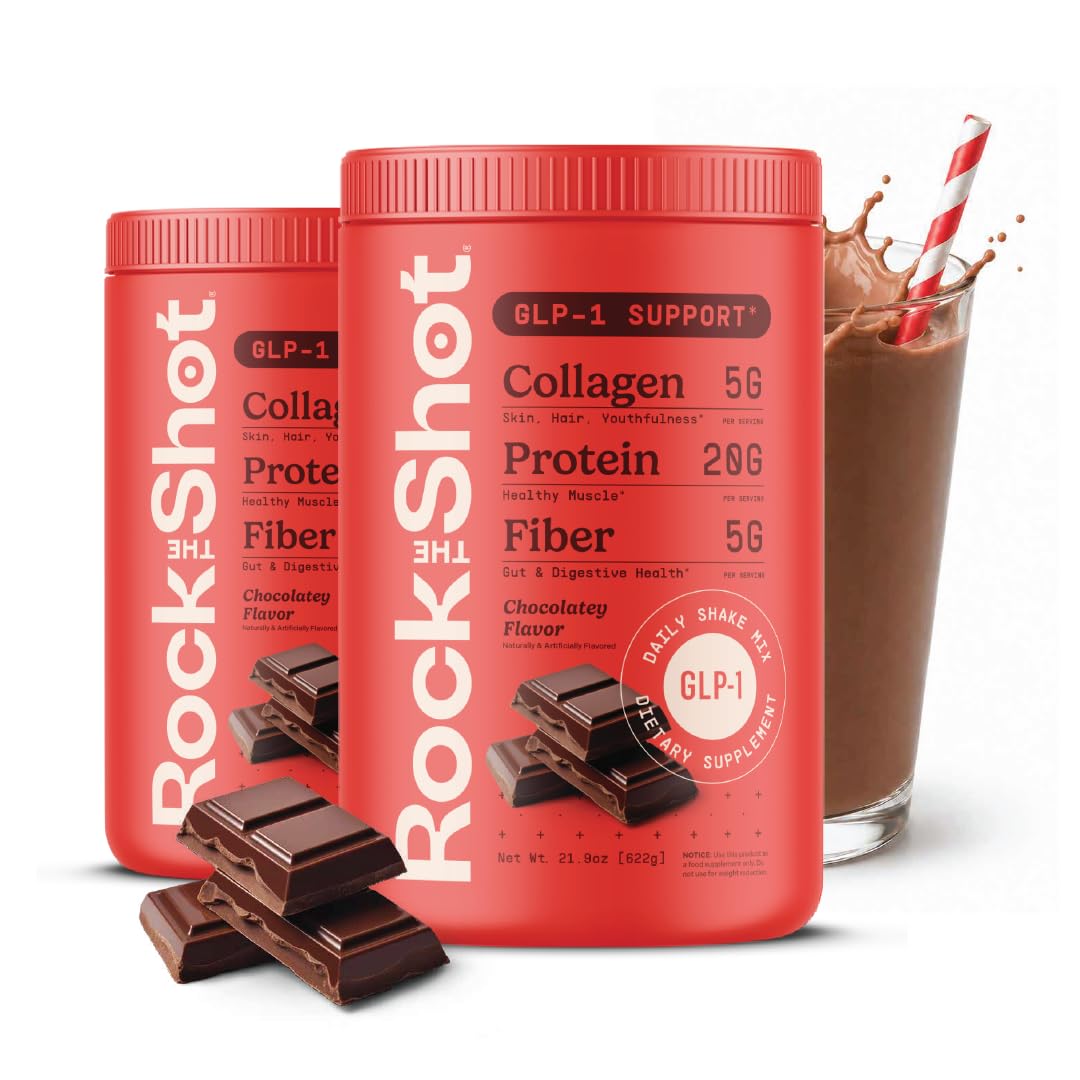 GLP-1 Supplement, Gut Health, Muscle Support, Fiber Protein Shake Chocolate