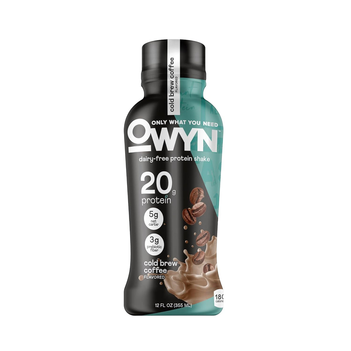 OWYN Only What You Need Cold Brew Coffee Flavored 20g Protein Shake, 12 Ct