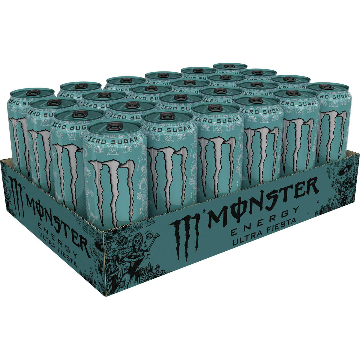 Monster Energy Ultra Black, Sugar Free Energy Drink, 16 Ounce