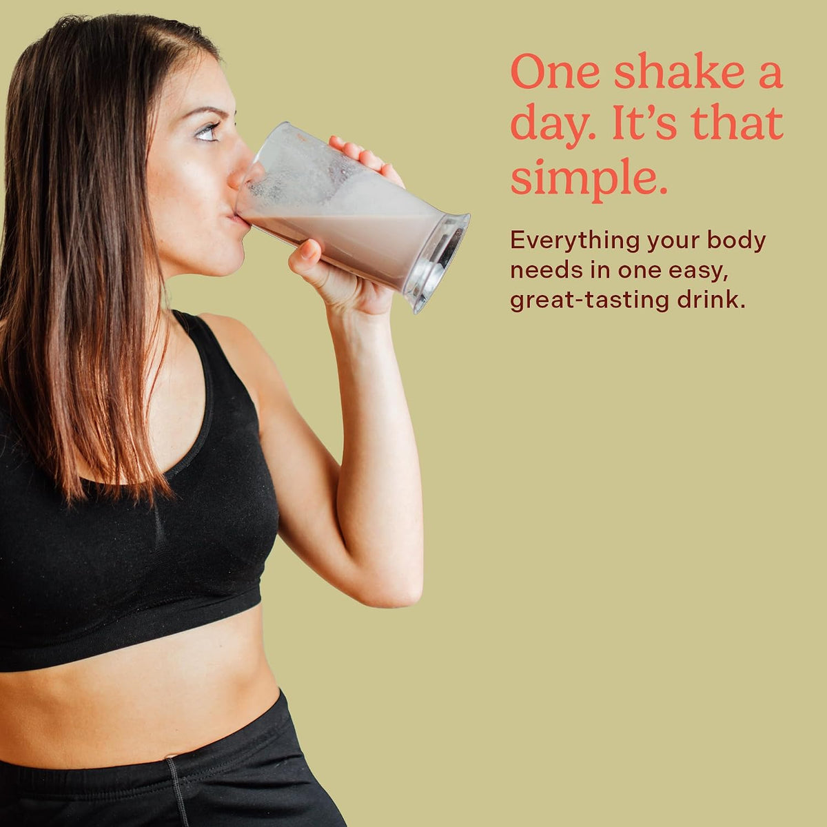 GLP-1 Supplement, Gut Health, Muscle Support, Fiber Protein Shake Chocolate