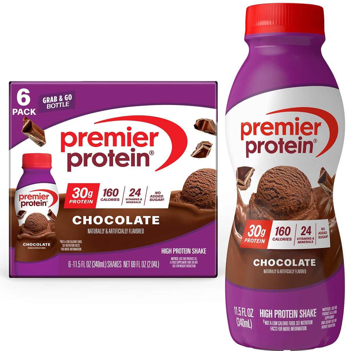Premier Protein LIMITED EDITION 30g Shake, Orange Cream Swirl, 12 Pack