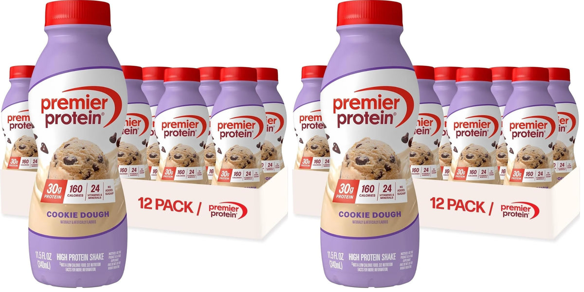 Premier Protein 30g High Protein Shake, Cinnamon Roll, 12 Pack
