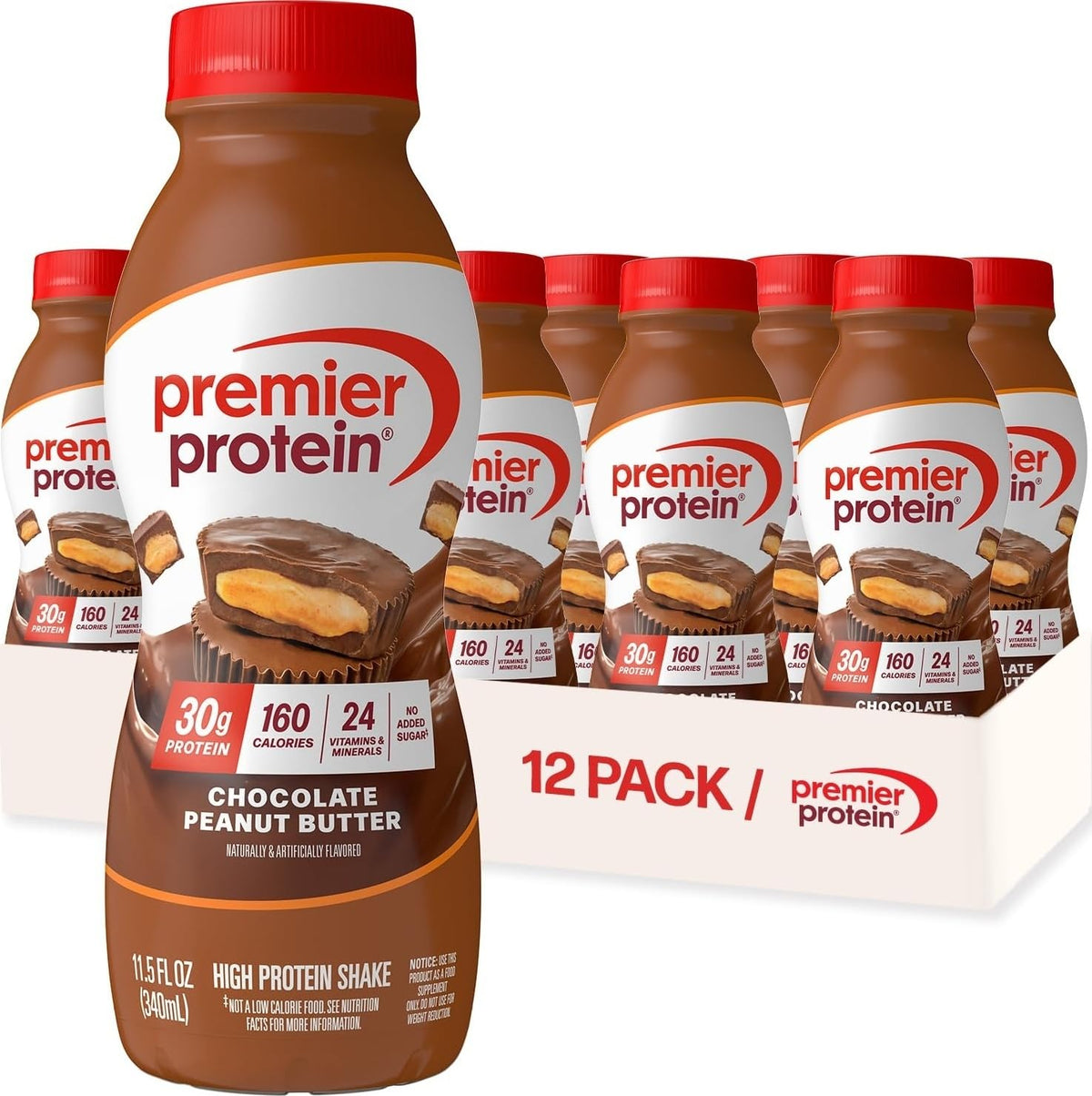 Premier Protein LIMITED EDITION 30g Shake, Orange Cream Swirl, 12 Pack