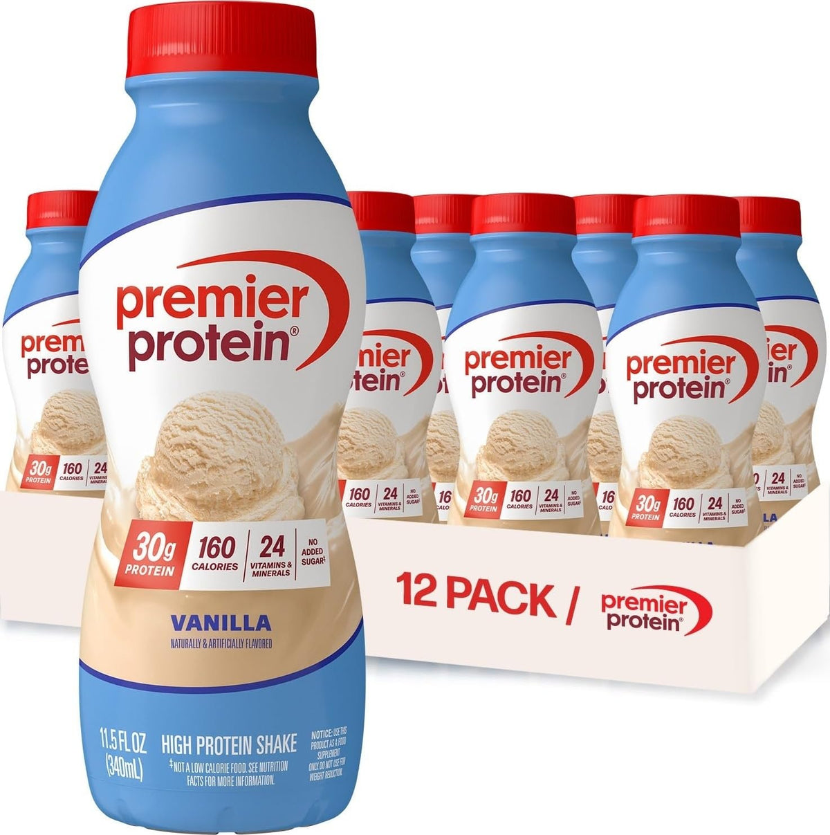 Premier Protein LIMITED EDITION 30g Shake, Orange Cream Swirl, 12 Pack