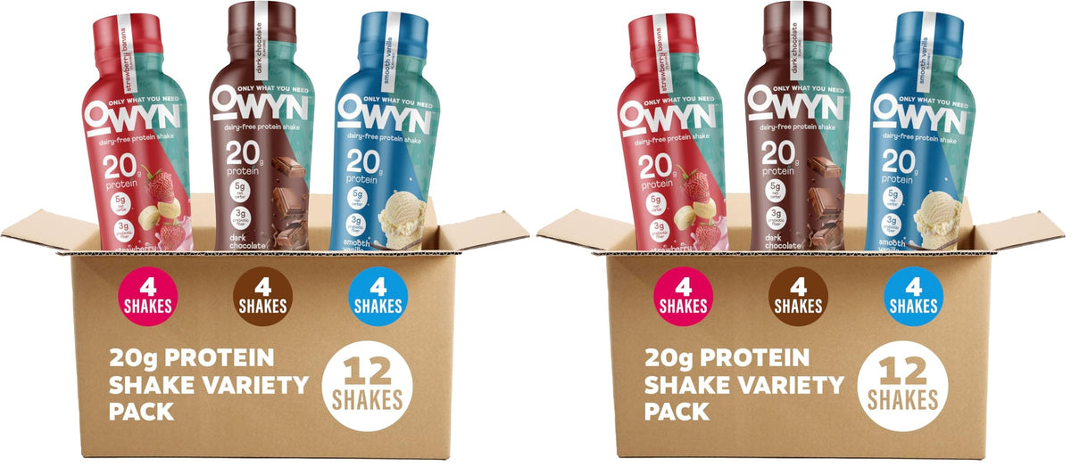 OWYN Only What You Need Cold Brew Coffee Flavored 20g Protein Shake, 12 Ct