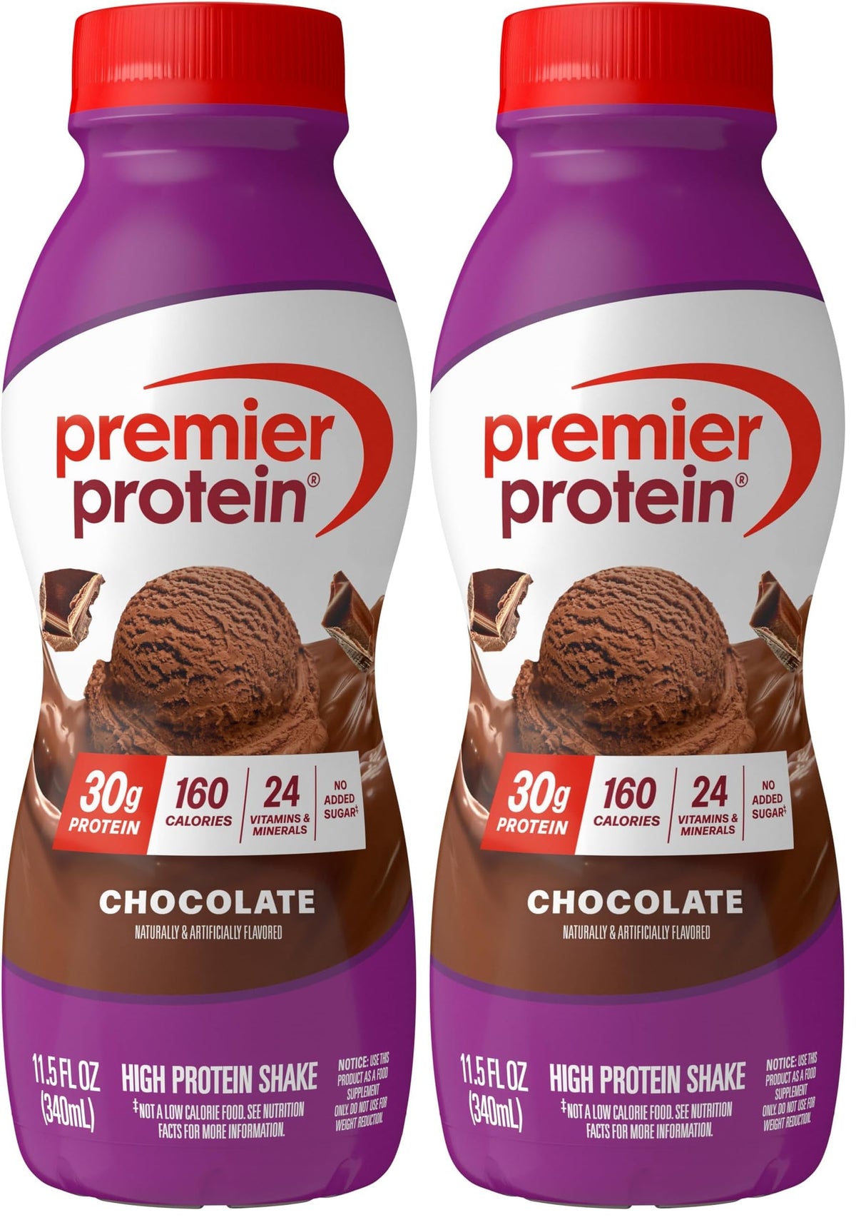 Premier Protein 30g High Protein Shake, Cinnamon Roll, 12 Pack