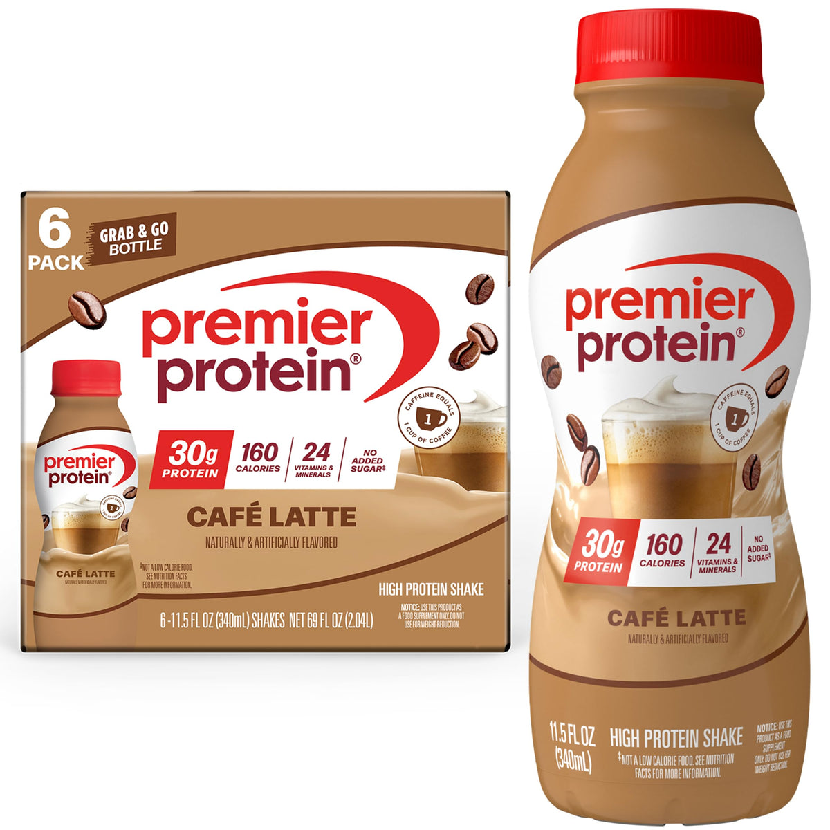 Premier Protein LIMITED EDITION 30g Shake, Orange Cream Swirl, 12 Pack