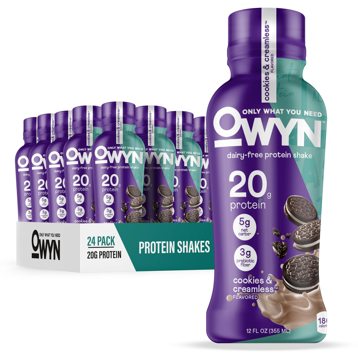 OWYN Only What You Need Cold Brew Coffee Flavored 20g Protein Shake, 12 Ct